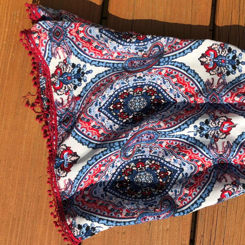 High Waisted Printed Shorts S - Picture 6 of 6